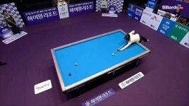 김가영의 오구파울 후 연속뱅크샷 성공하는 한지은[하이원리조트... 김가영의 오구파울 후 연속뱅크샷 성공하는 한지은... 