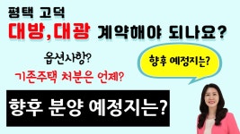 평택 고덕 대방디에트르, 대광로제비앙 모아엘가 계약해야 되나요? 향후 분양일정은 어딘가요? - kakaoTV 평택 고덕 대방디에트르... 