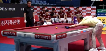 시원하게 3세트 잡아내는 5점 마무리![웰컴저축은행 PBA 팀리그 2023-2024] - kakaoTV 점점 살아나는 산체스! 시원하게 3세트 잡아내는...