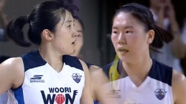 중요한 순간 터지는 3점! 팀을 구해내는 나윤정화 노현지 / 3Q | 다음스포츠