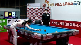 깔끔한 3연속 득점으로 3세트 따내면서 힘겨운 경기 결국 승리하는 용현지[SK렌터카 LPBA 월드챔피언십] - kakaoTV 깔끔한 3연속 득점으로... 
