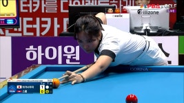 히가시우치 vs 스롱 16강 1세트 HL[SK렌터카 LPBA 월드챔피언십 2023] - kakaoTV 히가시우치 vs 스롱 16강 1세트 HL[SK렌터카 LPBA... 