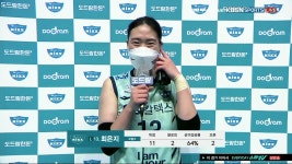 팡팡 플레이어 최은지 경기 후 인터뷰 - kakaoTV 팡팡 플레이어 최은지 경기 후 인터뷰