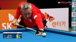 8점 하이런을 뽑아내며 점수 차를 10점까지 벌리는 레펜스[SK렌터카 PBA 월드챔피언십 2023] - kakaoTV 8점 하이런을 뽑아내며 점수 차를... 