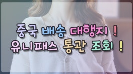 중국 배송대행지 유니패스 통관 조회하기 - kakaoTV ﻿중국 배송대행지 유니패스 통관 조회하기