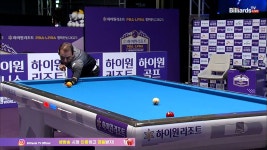 멋진샷!!환상적인 되돌아오기 원뱅크샷 성공하는 산체스[하이원리조트 PBA 챔피언십 23-24] - kakaoTV 멋진샷!!환상적인 되돌아오기... 
