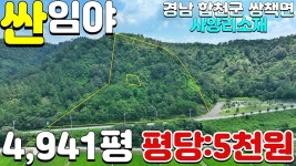 NO:1-1268번#합천군땅#합천땅#합천군부동산#합천부동산#합천군쌍책면사양리산골임야매매#합천군쌍책면사양리산골 - kakaoTV NO:1-1268번... 