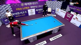 깔끔한 길당구를 보여주며 5점 하이런 역전하는 이상대[하이원리... 5점 하이런 역전하는 이상대[하이원리조트 PBA 챔피언십 2022]