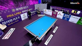 코너로 바짝 돌려 대회전 성공하며 사파타에 역전하는 마민캄[하이원리조트 PBA 챔피언십 2022] - kakaoTV 코너로 바짝 돌려 대회전... 