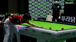 포지션플레이 해나가며 4연속득점하는 이미래[TS샴푸-푸라닭 PBA 챔피언십 2022] | 다음스포츠