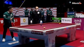 깔끔하게 2득점하며 매치포인트 만드는 조재호[웰컴저축은행... 매치포인트 만드는 조재호[웰컴저축은행 PBA 팀리그 2022-2023 6라운드]