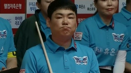 무리였나 매치를 끝낼 기회를 놓친 이상대의 뱅크샷 시도... 매치를 끝낼 기회를 놓친 이상대의 뱅크샷 시도 [웰컴저축은행 PBA 팀리그 3R]