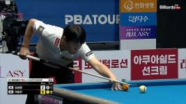 아직 끝나지 않았다! 럭키샷을 기록하며 추격 시작하는 최성원 [SY...  럭키샷을 기록하며 추격 시작하는 최성원 [SY 베리테옴므 PBA... 