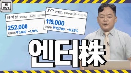JYP, 하이브, 엔터 대장주의 휘청! 엔터주 약세 이유를 알아보자!... │ 주가,주도주 - kakaoTV JYP, 하이브, 엔터 대장주의 휘청! 엔터주 약세... 