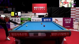 신중하게 자신의 템포로 7점 하이런하며 역전에 성공하는 레펜스[웰컴저축은행 웰뱅 PBA 챔피언십] - kakaoTV 신중하게 자신의 템포로 7점... 
