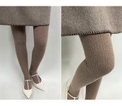 ZOOZOOM - h1016/골지배색 팬티스타킹