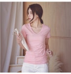 (해외배송) 2018년 신상 여름 반소매 T빅사이즈 슬림 얇은 단색 T 셔츠 - 오너클랜 오너클랜 - (해외배송) 2018년 신상 여름 반소매 T빅사이즈... 