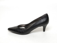 [WD 6.0 cm 빅사이즈 합성피혁 미들힐 1col. 255-270size]