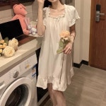 [◈[당일발송] ★화요특가 자정마감 50%★러블리 프릴 홈웨어 원피스]