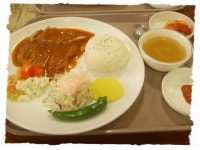 빠듯했던 일정의 당일치기 여행휴게소 돈까스