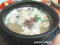 순대국밥 요리 인천 만수시장 비켜식당에서