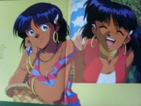 나디아 일러스트 화보집 Portraits 추억