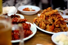 드디어 발도장 콱 수원 용성통닭