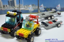 레고 6596파워보트 수송차