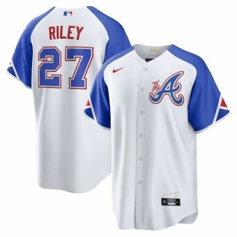 [해외] 나이키 저지 유니폼 MLB 오스틴 라일리 애틀랜타 브레이브스 2023 시티 커넥트 플레이어 저지 화이트 916143 - 티몬 [티몬] [해외]...
