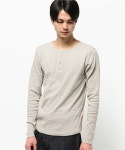 RIB LS HENLEY(T셔츠/커트 앤드 소운)|NUDIE JEANS(누디진)
