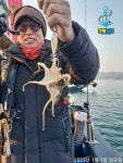 1월1일 삼천포 샛별피싱 주꾸미 조황