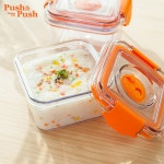 밀폐용기 푸쉬앤푸쉬 반찬통(소)340ml :: 천삼백케이 밀폐용기 푸쉬앤푸쉬 반찬통(소)340ml