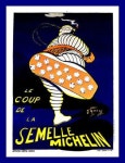 Vintage Automobile Michelin Man Tire Advertising Art 8x 판매