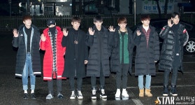 [스타포토]빅톤(VICTON), 1등으로 뮤직뱅크 출근했어요 - 인터풋볼 