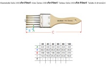 이레화방 [-다빈치 PIPE-GRAINER GD2466 파이프 붓 낱자루(1자루) - 나무결 특수 효과 붓 (마블링붓/돈모)]