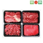 [친환경 무항생제 한우선물세트] 행복 5호 1.6kg - (1등급)등심400g,채끝스테이크400g,국거리400g,불고기400g - 이마트몰, 당신과 가장... 