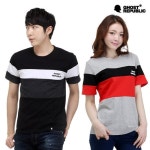 [고스트리퍼블릭] GT-361 3톤 배색 레이어 반팔 라운드 티셔츠 - 이마트몰, 당신과 가장 가까운 이마트