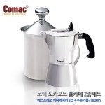 Comac 모카포트 홈카페 2종세트 (E1/S6) [에스프레소커피메이커/우유거품기/라떼아트/핸드드립/커피용품] - 이마트몰, 당신과 가장 가까운... 
