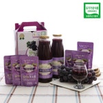 [AT/유기농] 행복한 만나 유기농 포도즙 3종택1  - 샵계부