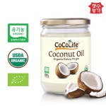 코코라이프 유기농 코코넛오일 500ML×2병 - 샵계부