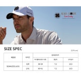 블랙클로버 라이프 스타일 심리스 럭 #1 골프모자 - 화이트 - NS홈쇼핑