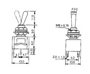 WTS-6203S : Toggle 스위치 > 스위치(Switch) > 스위치/전기/기계류