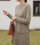 조아맘 - 루앙 백단추 니트