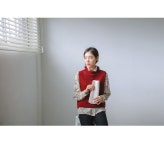 우먼스톡티셔츠, [저스트원] 돌돌이넥 니트 베스트 [저스트원] 돌돌이넥 니트 베스트