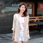 [J0130 린넨노카라JK] 제이스타일 [J0130 린넨노카라JK]