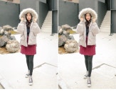 [토피스 언발 패딩] 제이스타일