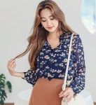 [[EVELLET]로프슨 레오파드 쉬폰 블라우스] 제이스타일 [[EVELLET]로프슨 레오파드 쉬폰 블라우스]