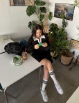 [[EVELLET]엘비드 카라 스커트팬츠SET]