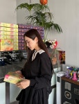 [[EVELLET]엘비드 카라 스커트팬츠SET]