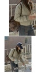 하프클럽 [제작/빅사이즈]이블렛 르무아 다이아 누빔 크롭 점퍼 제이스타일